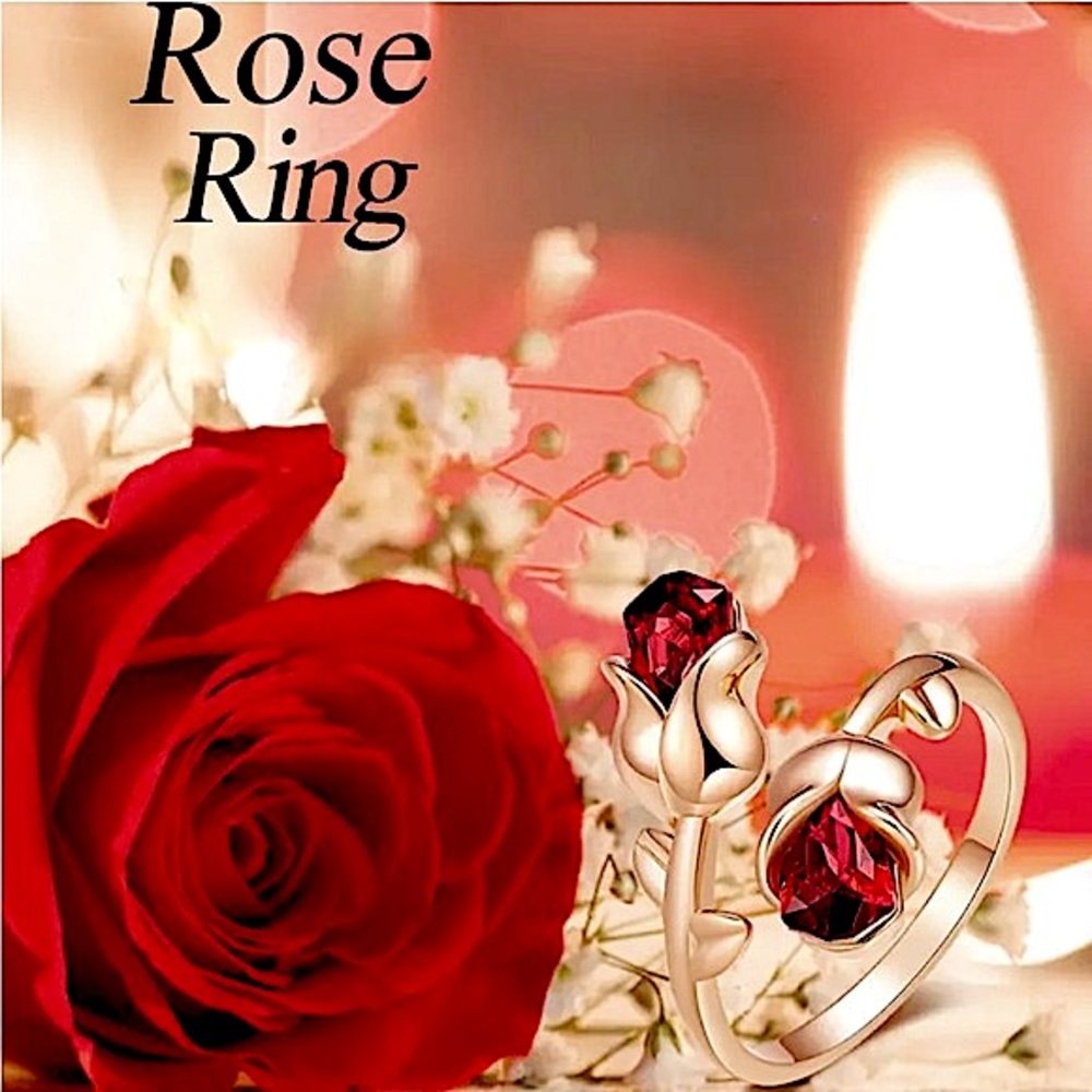 Adjustable Rose Ring - Picture 3 of 9